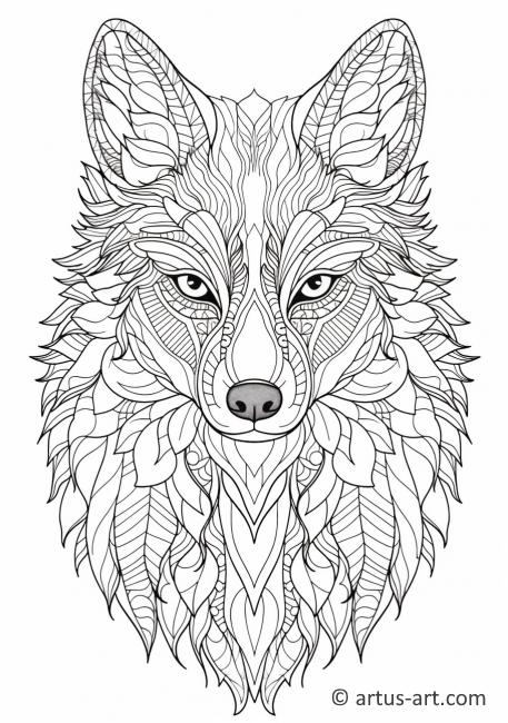 Page de coloriage du coyote